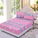 Fitted bed cover mattress cover angel heart elastic bed cover cushion cloth fitted sheet bedspraeds pillowcase fitted 3pcs/set