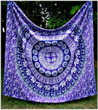 Home Furnishing Bohemian Mandala Tapestry Wall Hanging Sandy Beach Picnic Throw Rug Blanket Camping Tent Travel Sleeping Pad