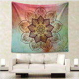Home Furnishing Bohemian Mandala Tapestry Wall Hanging Sandy Beach Picnic Throw Rug Blanket Camping Tent Travel Sleeping Pad