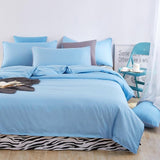 Bedding Sets Simple Wine Red Deep Purple Striped Bed Sheet Duver Quilt Cover Pillowcase Soft Comfortable King Queen Full Twin