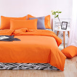 Bedding Sets Simple Wine Red Deep Purple Striped Bed Sheet Duver Quilt Cover Pillowcase Soft Comfortable King Queen Full Twin