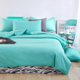 Bedding Sets Simple Wine Red Deep Purple Striped Bed Sheet Duver Quilt Cover Pillowcase Soft Comfortable King Queen Full Twin