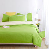 Bedding Sets Simple Wine Red Deep Purple Striped Bed Sheet Duver Quilt Cover Pillowcase Soft Comfortable King Queen Full Twin