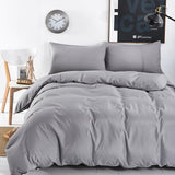 Bedding Sets Simple Wine Red Deep Purple Striped Bed Sheet Duver Quilt Cover Pillowcase Soft Comfortable King Queen Full Twin