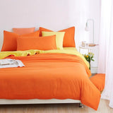 Bedding Sets Simple Wine Red Deep Purple Striped Bed Sheet Duver Quilt Cover Pillowcase Soft Comfortable King Queen Full Twin