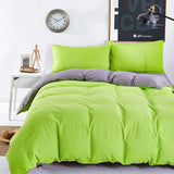 Bedding Sets Simple Wine Red Deep Purple Striped Bed Sheet Duver Quilt Cover Pillowcase Soft Comfortable King Queen Full Twin
