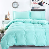 Bedding Sets Simple Wine Red Deep Purple Striped Bed Sheet Duver Quilt Cover Pillowcase Soft Comfortable King Queen Full Twin