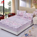 Fitted bed cover mattress cover angel heart elastic bed cover cushion cloth fitted sheet bedspraeds pillowcase fitted 3pcs/set