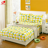 Fitted bed cover mattress cover angel heart elastic bed cover cushion cloth fitted sheet bedspraeds pillowcase fitted 3pcs/set