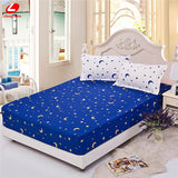 Fitted bed cover mattress cover angel heart elastic bed cover cushion cloth fitted sheet bedspraeds pillowcase fitted 3pcs/set