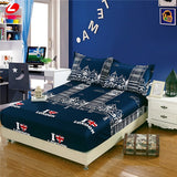 Fitted bed cover mattress cover angel heart elastic bed cover cushion cloth fitted sheet bedspraeds pillowcase fitted 3pcs/set