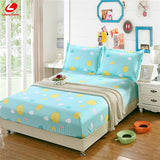 Fitted bed cover mattress cover angel heart elastic bed cover cushion cloth fitted sheet bedspraeds pillowcase fitted 3pcs/set