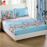 Fitted bed cover mattress cover angel heart elastic bed cover cushion cloth fitted sheet bedspraeds pillowcase fitted 3pcs/set