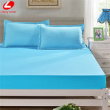 Fitted bed cover mattress cover angel heart elastic bed cover cushion cloth fitted sheet bedspraeds pillowcase fitted 3pcs/set