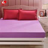 Fitted bed cover mattress cover angel heart elastic bed cover cushion cloth fitted sheet bedspraeds pillowcase fitted 3pcs/set