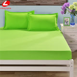 Fitted bed cover mattress cover angel heart elastic bed cover cushion cloth fitted sheet bedspraeds pillowcase fitted 3pcs/set