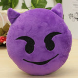 6 Inch Smiley Face Emoji Pillows Soft Plush Emoticon Round Cushion Home Decor Cute Cartoon Toy Doll Decorative Throw Pillows