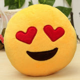 6 Inch Smiley Face Emoji Pillows Soft Plush Emoticon Round Cushion Home Decor Cute Cartoon Toy Doll Decorative Throw Pillows
