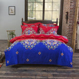 Bohemian Style Bedding set Floral Printed Bed linens Twin Queen King Size 4pcs Duvet Cover Flat Sheet Pillow case Hot sale