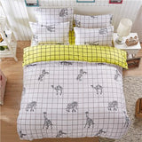 Cartoon/Animal Dog Kids /Adult Bedding Set 4pcs Queen King Full Twin Size Duvet Cover Set Pillowcase Bedsheet Bed Lining Home