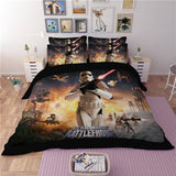 HD 5D 3D Star Wars Film Bedding Set King Queen full Twin Size 3PCS black Duvet Cover Sheet PillowCase housse de couette ropa