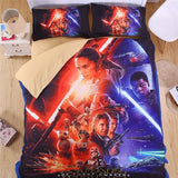 HD 5D 3D Star Wars Film Bedding Set King Queen full Twin Size 3PCS black Duvet Cover Sheet PillowCase housse de couette ropa