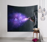 Galaxy Hanging Wall Tapestry Hippie Retro Home Decor Yoga Beach Towel 150x130cm/150x100cm YYY9233