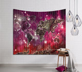 Galaxy Hanging Wall Tapestry Hippie Retro Home Decor Yoga Beach Towel 150x130cm/150x100cm YYY9233