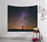 Galaxy Hanging Wall Tapestry Hippie Retro Home Decor Yoga Beach Towel 150x130cm/150x100cm YYY9233