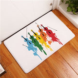 Doormat Carpets Creative Notes Print Mats Floor Kitchen Bathroom Rugs 40X60or50x80cm