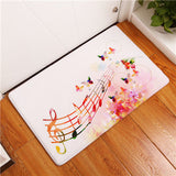 Doormat Carpets Creative Notes Print Mats Floor Kitchen Bathroom Rugs 40X60or50x80cm