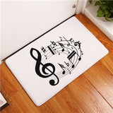 Doormat Carpets Creative Notes Print Mats Floor Kitchen Bathroom Rugs 40X60or50x80cm