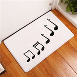 Doormat Carpets Creative Notes Print Mats Floor Kitchen Bathroom Rugs 40X60or50x80cm
