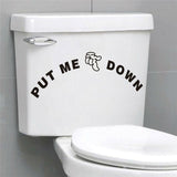 Funny Smile Bathroom Wall Stickers Toilet Home Decoration Waterproof Wall Decals For Toilet Sticker Decorative Poster Home Decor