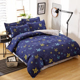 Solstice Fashion Duvet Cover Set Bed Cotton Linens Pillowcase 4pcs Bedding Bed Set Bedding Twin Full Queen Super King 5 size