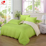 AB side bedding set super king duvet cover set dark blue +beige 3/ 4pcs bedclothes adult bed set man duvet flat sheet 230*250cm