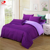 AB side bedding set super king duvet cover set dark blue +beige 3/ 4pcs bedclothes adult bed set man duvet flat sheet 230*250cm