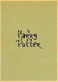 Vintage poster Harry Potter Hogwarts Express Diagon Alley Hogsmeade Kraft paper wall Movie Posters home decor