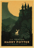 Vintage poster Harry Potter Hogwarts Express Diagon Alley Hogsmeade Kraft paper wall Movie Posters home decor