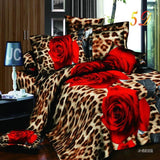 New 3D Bedding Wolves Animals Bedding sets duvet cover bed set bed sheet Queen size 4 pcs Wolves as one