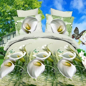 New 3D Bedding Wolves Animals Bedding sets duvet cover bed set bed sheet Queen size 4 pcs Wolves as one