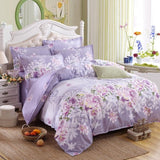bedding set 5 size green bird bedding set duvet cover set Korean bed sheet +duvet cover +pillowcase pink bed cover bed linen set