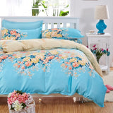 bedding set 5 size green bird bedding set duvet cover set Korean bed sheet +duvet cover +pillowcase pink bed cover bed linen set