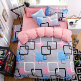 bedding set 5 size green bird bedding set duvet cover set Korean bed sheet +duvet cover +pillowcase pink bed cover bed linen set