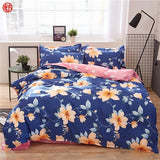 bedding set 5 size green bird bedding set duvet cover set Korean bed sheet +duvet cover +pillowcase pink bed cover bed linen set