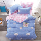 Solstice Cartoon Pink Flamingo Bedding Sets 3/4pcs Children's Boy Girl And Adult Bed Linings Duvet Cover Bed Sheet Pillowcases
