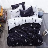 Solstice Cartoon Pink Flamingo Bedding Sets 3/4pcs Children's Boy Girl And Adult Bed Linings Duvet Cover Bed Sheet Pillowcases