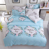 Solstice Cartoon Pink Flamingo Bedding Sets 3/4pcs Children's Boy Girl And Adult Bed Linings Duvet Cover Bed Sheet Pillowcases
