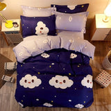 Solstice Cartoon Pink Flamingo Bedding Sets 3/4pcs Children's Boy Girl And Adult Bed Linings Duvet Cover Bed Sheet Pillowcases