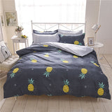Solstice Cartoon Pink Flamingo Bedding Sets 3/4pcs Children's Boy Girl And Adult Bed Linings Duvet Cover Bed Sheet Pillowcases